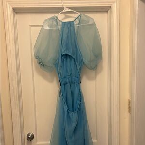 Cynthia Rowley Blue Wedding Dress